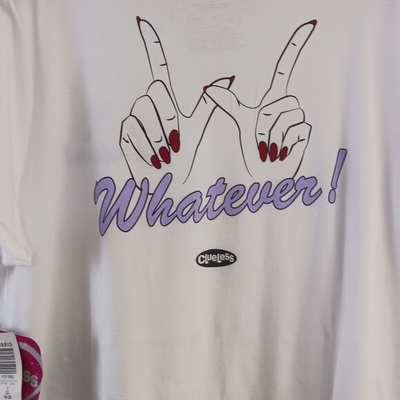 Torrid Clueless white short sleeve round neck  T-Shirt  Size 2X - Picture 5 of 5